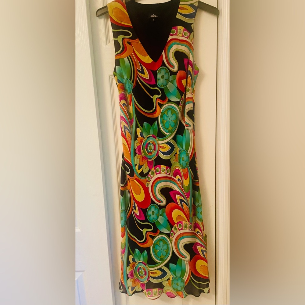 Cute Slight A Line Colorful Summer Dress